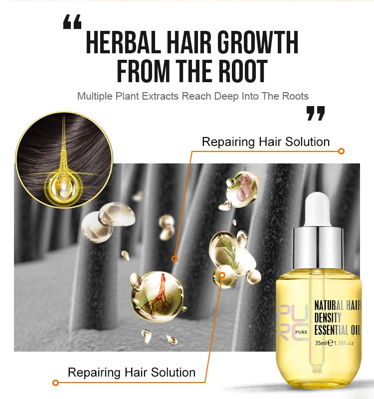 Revitalize and Enrich: The Essence of Growth with Purc™ Natural Hair Elixir